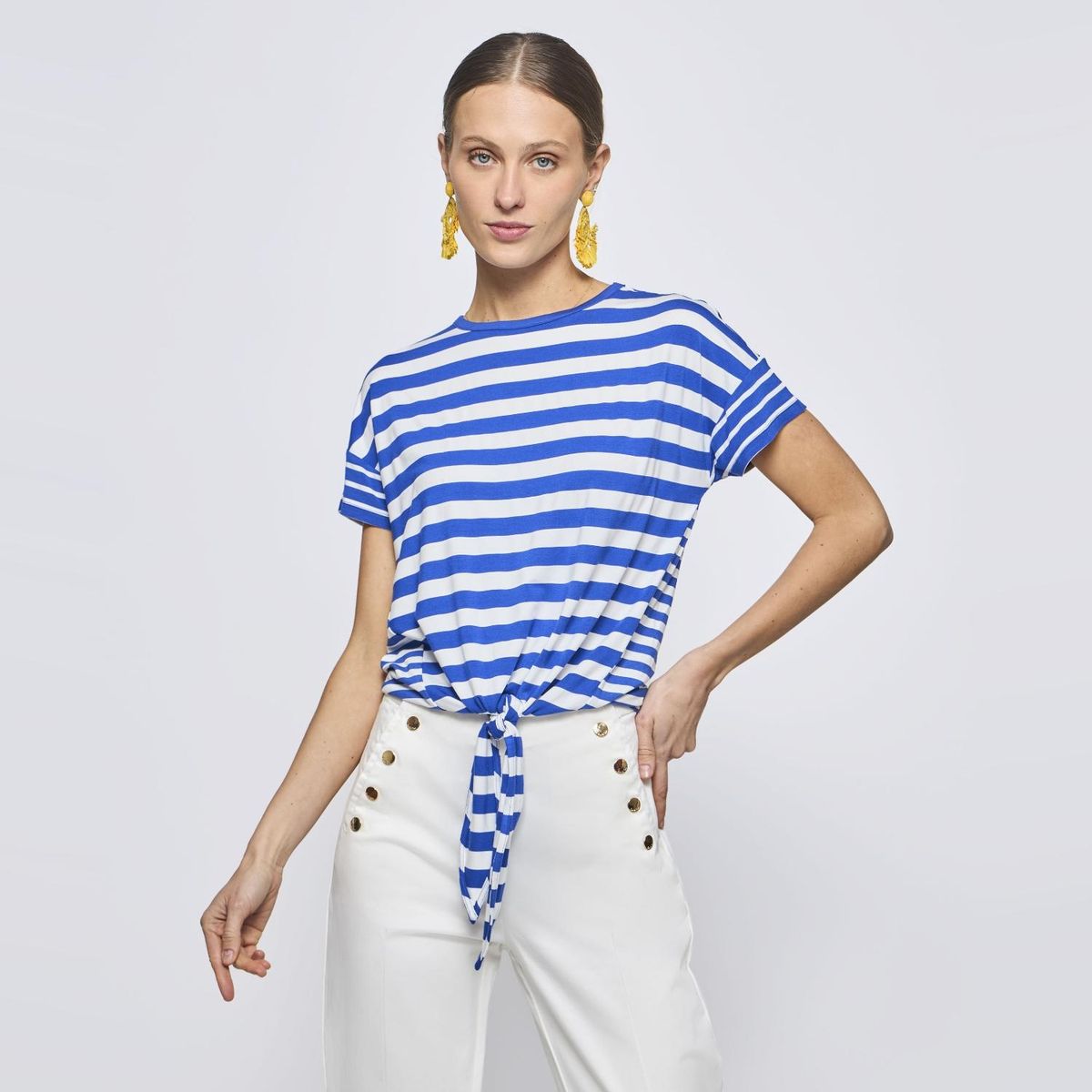SAVILLE ROW - Polera Manga Corta Mujer Saville Row