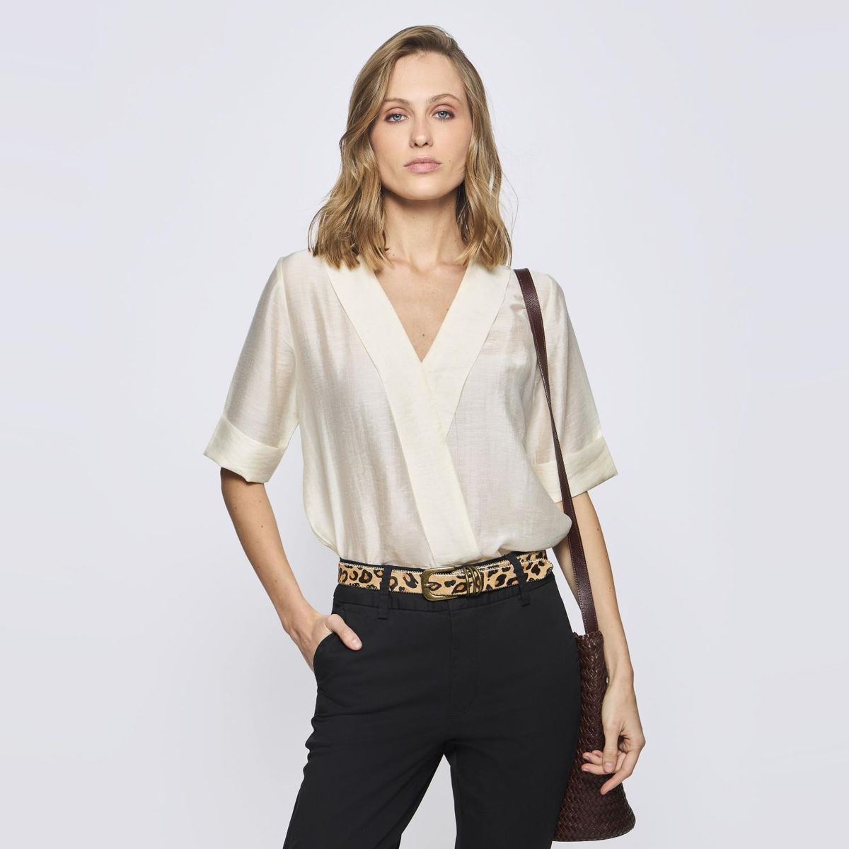 SAVILLE ROW - Blusa Manga Corta Mujer Saville Row