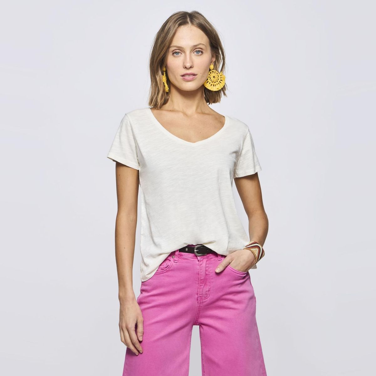 SAVILLE ROW - Polera Manga Corta Mujer Saville Row