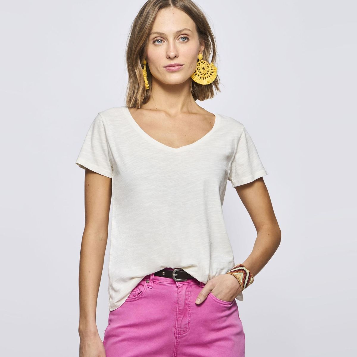 SAVILLE ROW - Polera Manga Corta Mujer Saville Row