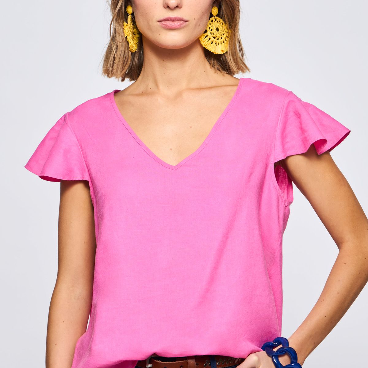 SAVILLE ROW - Blusa Manga Corta Mujer Saville Row