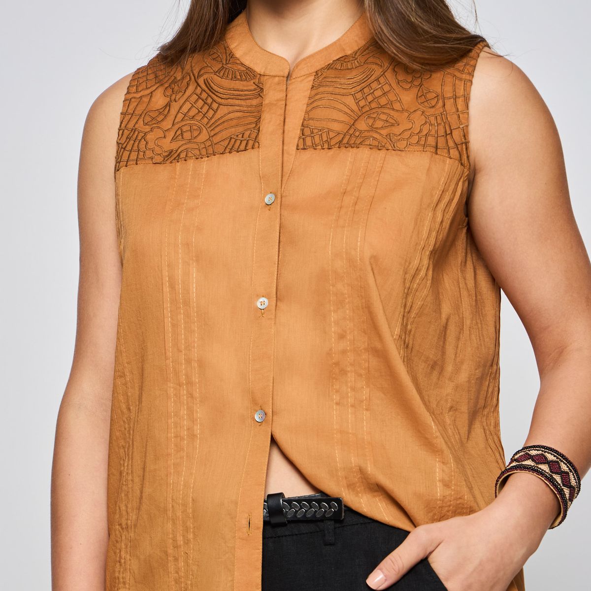 SAVILLE ROW - Blusa Manga Corta Mujer Saville Row