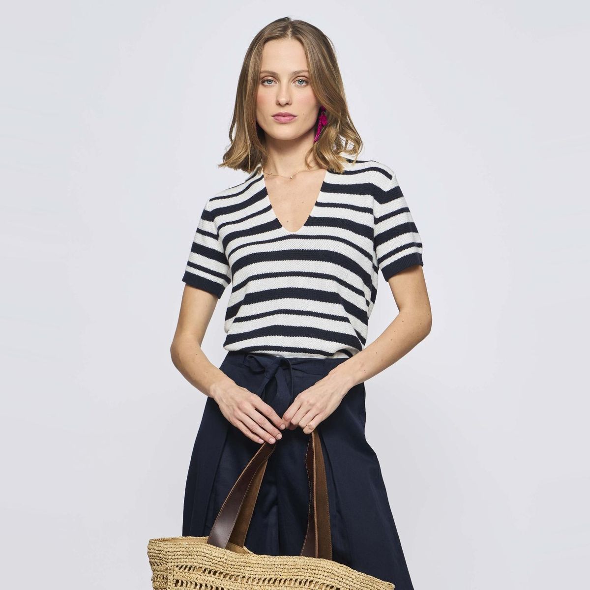 SAVILLE ROW - Polera Manga Corta Mujer Saville Row