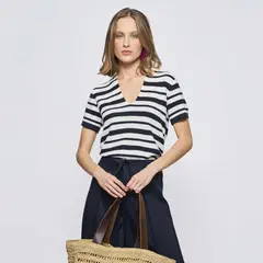 SAVILLE ROW - Polera Manga Corta Mujer