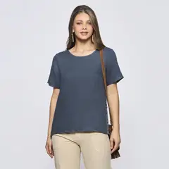 SAVILLE ROW - Blusa Manga Corta Mujer