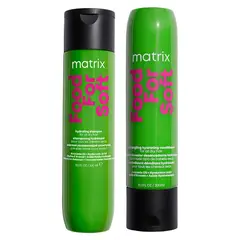 MATRIX - Set Hidratante Cabello Seco Shampoo 300ml + Acondicionador 300ml Food For Soft
