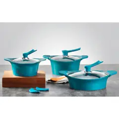 BOHLIER - Batería De Cocina 6 Piezas Antiadherente