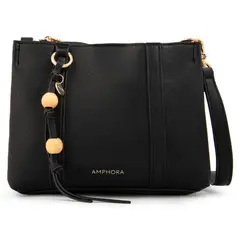 AMPHORA - Cartera Bandolera Valeria Pequeña Negro Mujer