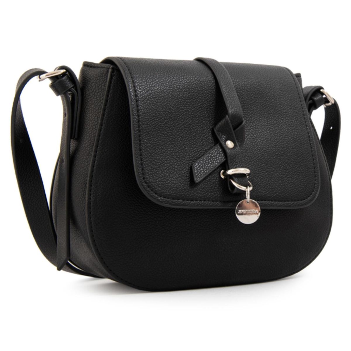 AMPHORA - Cartera Bandolera Con Tapa Lesage Pequeña Negro Mujer Amphora