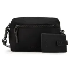 AMPHORA - Cartera Bandolera Nairobi Pequeña Negro Mujer