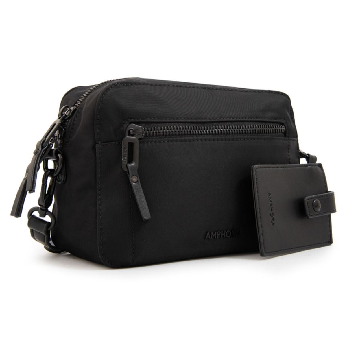 AMPHORA - Cartera Bandolera Nairobi Pequeña Negro Mujer Amphora