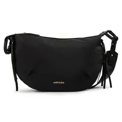 AMPHORA - Cartera Bandolera Felie Mediana Negro Mujer
