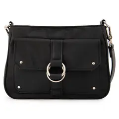 AMPHORA - Cartera Bandolera Coralie Pequeña Negro Especial Mujer