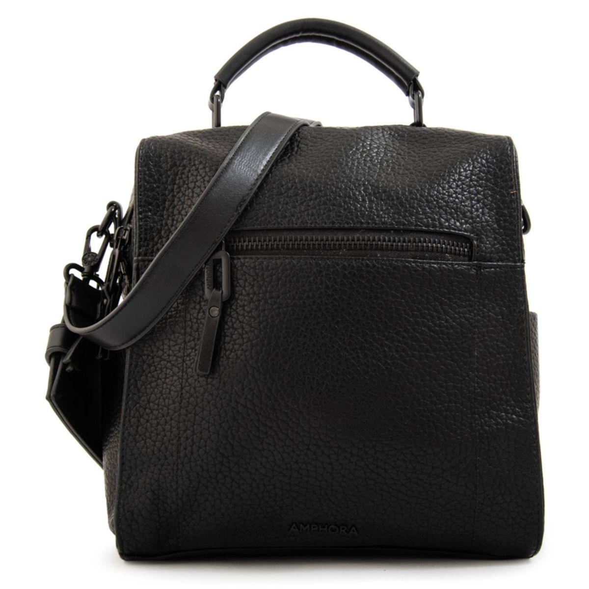 AMPHORA - Mochila Nairobi Mediana Negro Mujer Amphora
