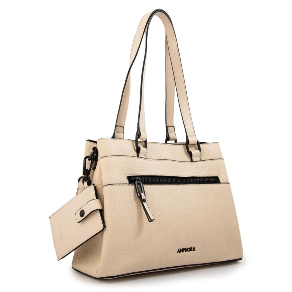 AMPHORA - Cartera Nairobi Mediana Blanco Crudo Mujer Amphora