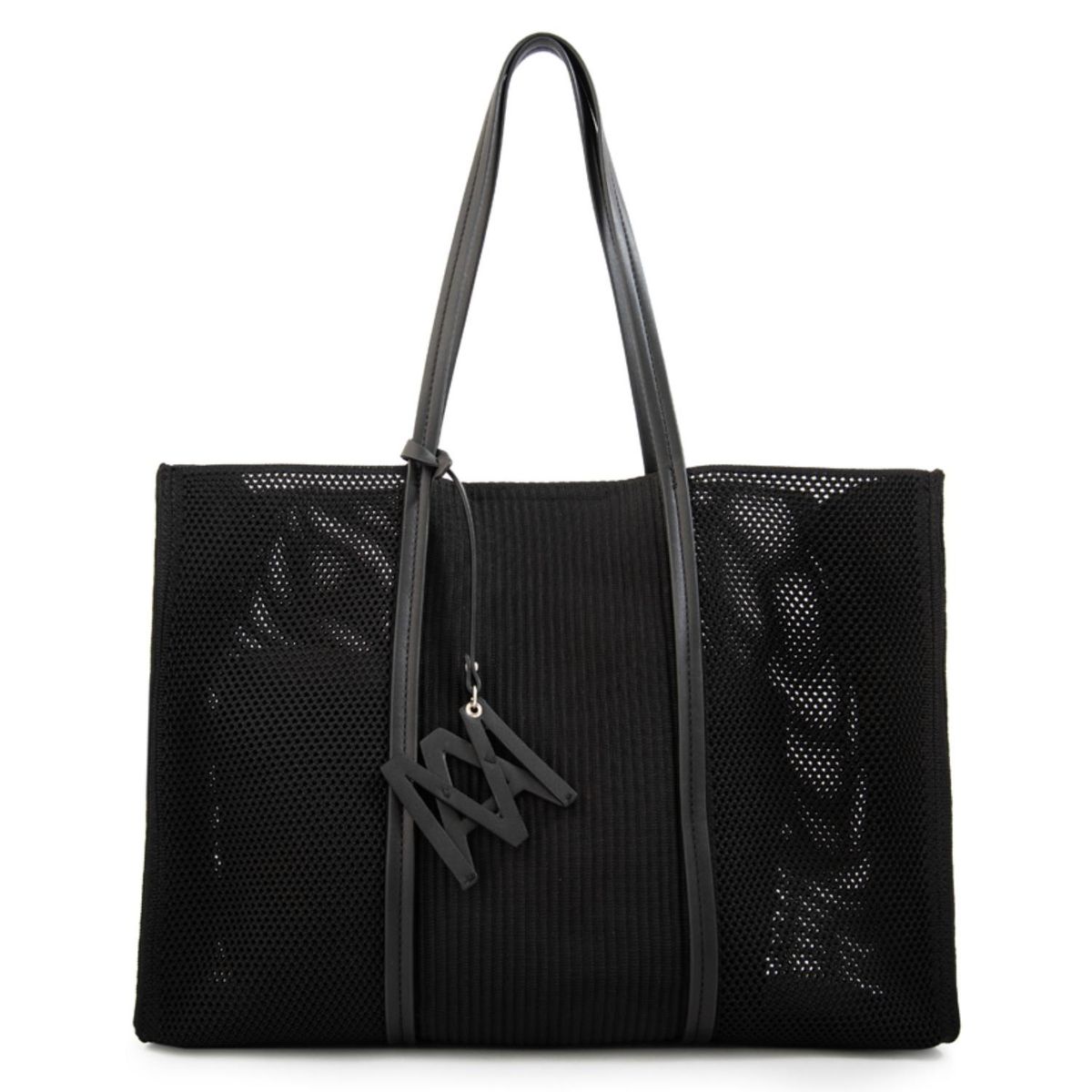 AMPHORA - Cartera Playa Giuliana Grande Negro Mujer Amphora