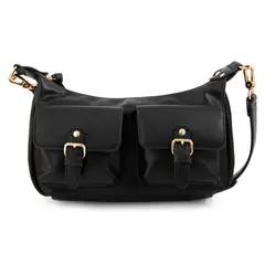 AMPHORA - Cartera Bandolera Joely Mediana Negro Mujer