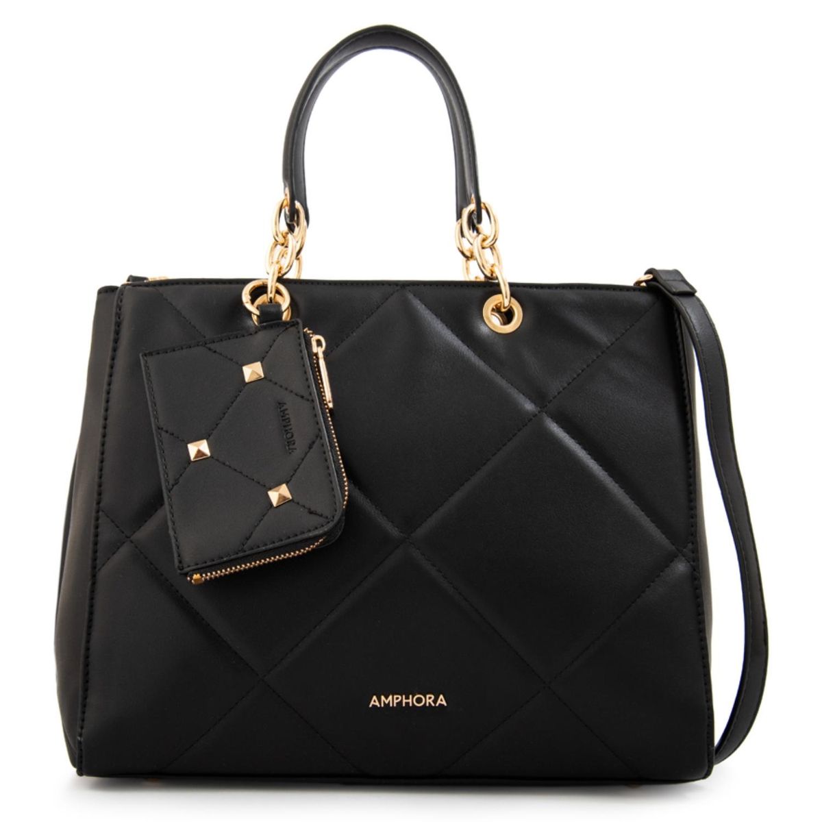 AMPHORA - Cartera Keny Pequeña Negro Mujer Amphora