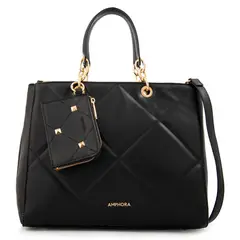 AMPHORA - Cartera Keny Pequeña Negro Mujer