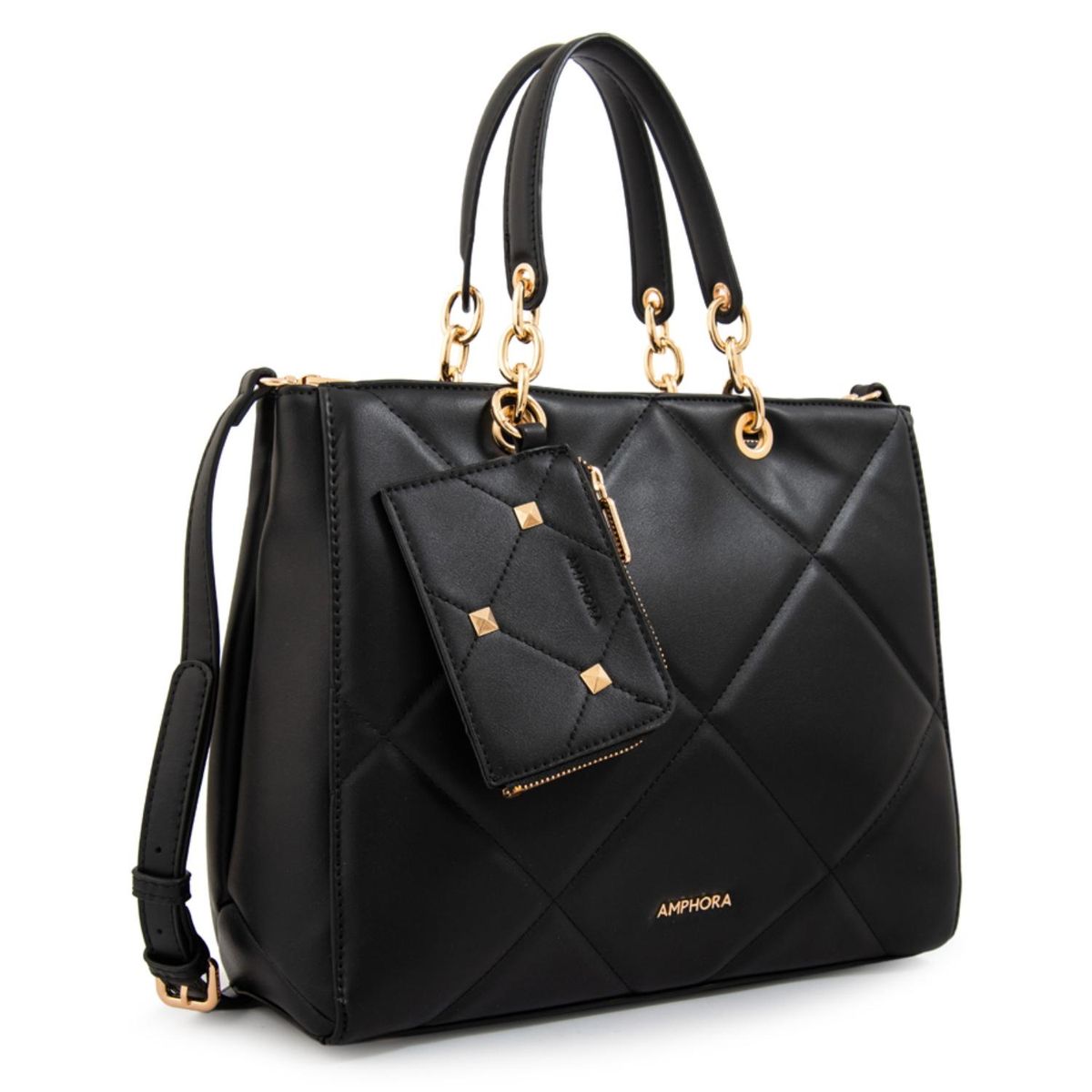 AMPHORA - Cartera Keny Pequeña Negro Mujer Amphora