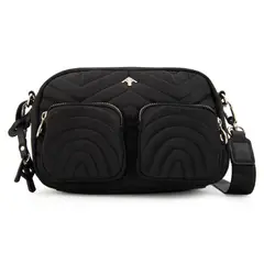 AMPHORA - Cartera Bandolera Georgia Pequeña Negro Mujer