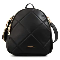 AMPHORA - Mochila Keny Mediana Negro Mujer