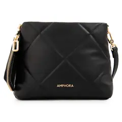 AMPHORA - Cartera Bandolera Keny Pequeña Negro Mujer