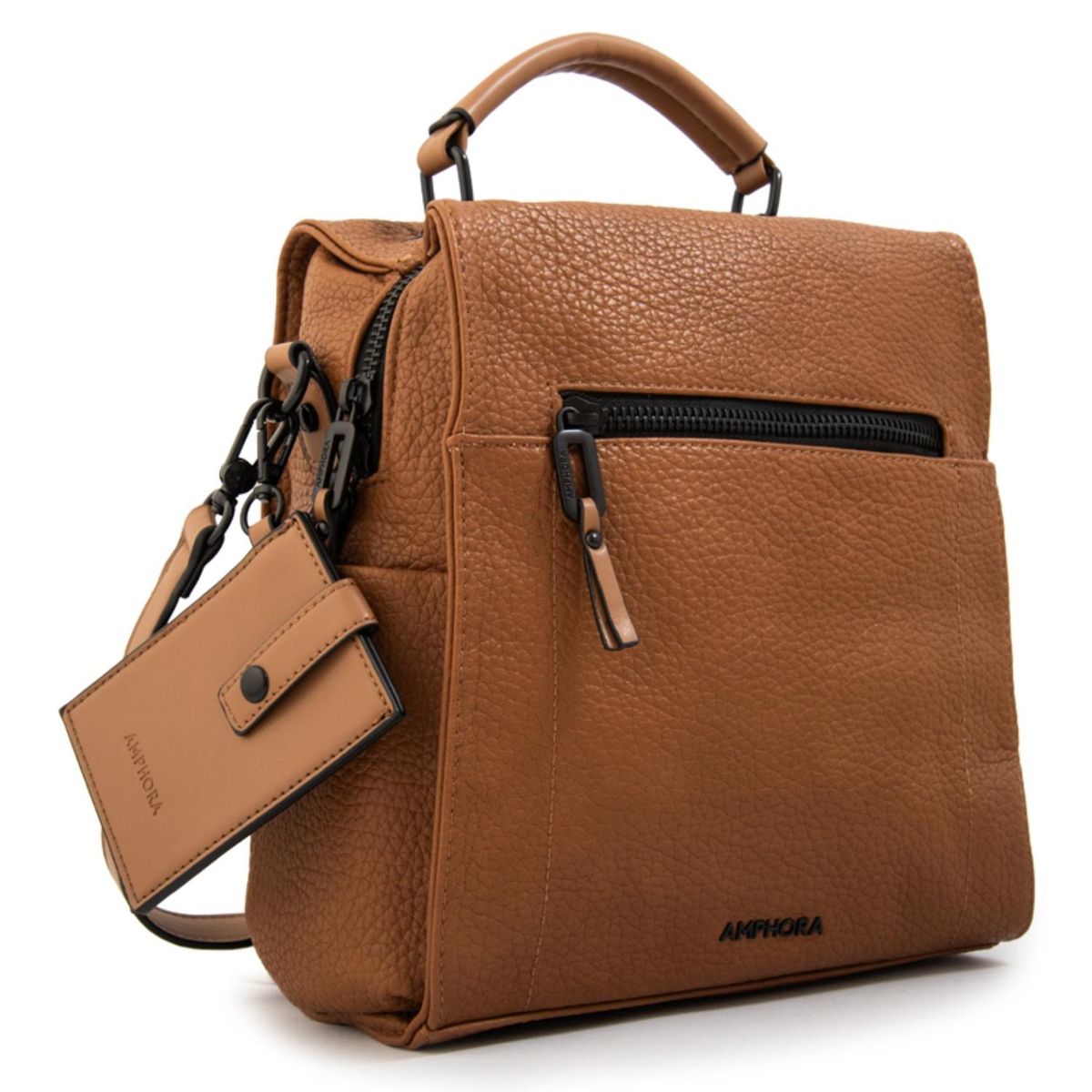 AMPHORA - Mochila Nairobi Mediana Café Mujer Amphora