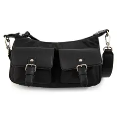 AMPHORA - Cartera Bandolera Joely Mediana Negro Especial Mujer