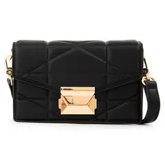 AMPHORA - Cartera Bandolera Con Tapa Tonya Pequeña Negro Mujer