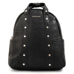 AMPHORA - Mochila Marlet Mediana Negro Mujer