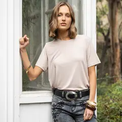 LOLITA POCKET - Polera Manga Corta Mujer