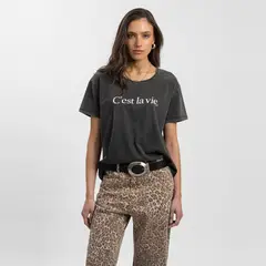 LOLITA POCKET - Polera Manga Corta Mujer