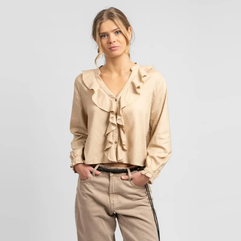LOLITA POCKET - Blusa Manga Larga Mujer Lolita Pocket