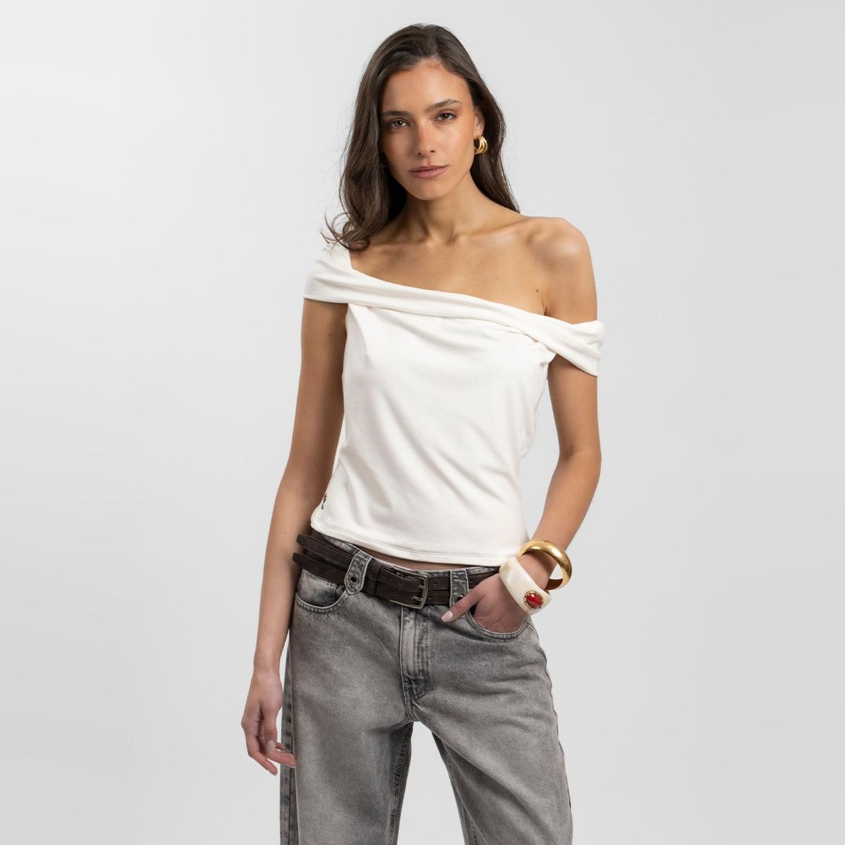 LOLITA POCKET - Polera Manga Corta Mujer Lolita Pocket