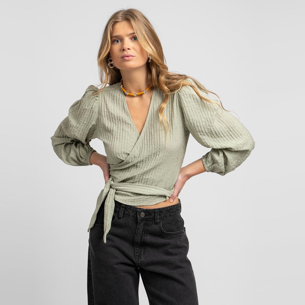 LOLITA POCKET - Blusa Manga Larga Mujer Lolita Pocket