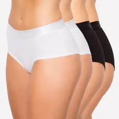PALMERS - Pack 4 Pantaleta Deportativa Algodón