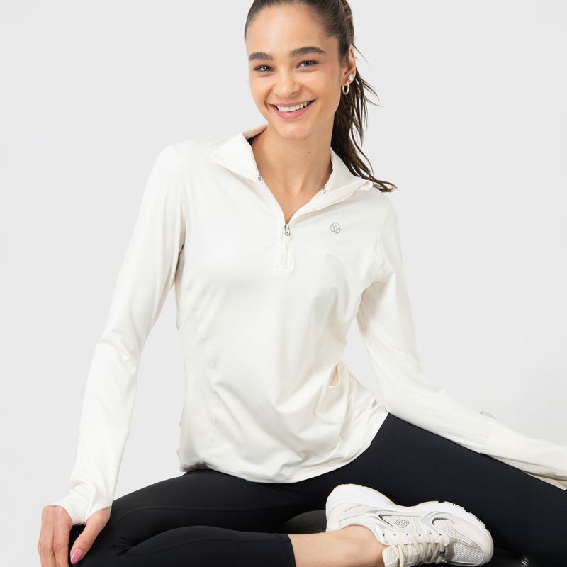 BSOUL - Polerón Ls Half Zip Training Mujer Bsoul