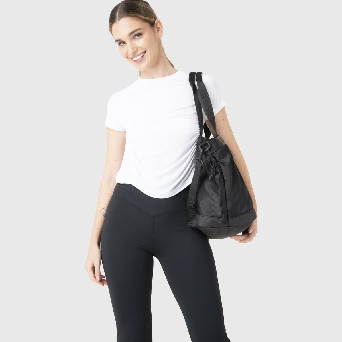 BSOUL - Polera Manga Corta Soft T Shirt Training Mujer Bsoul