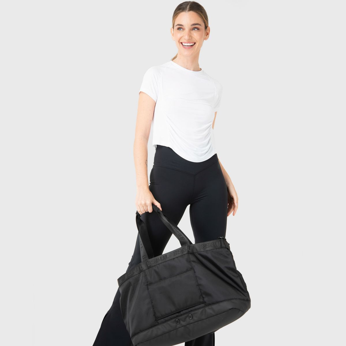 BSOUL - Polera Manga Corta Soft T Shirt Training Mujer Bsoul