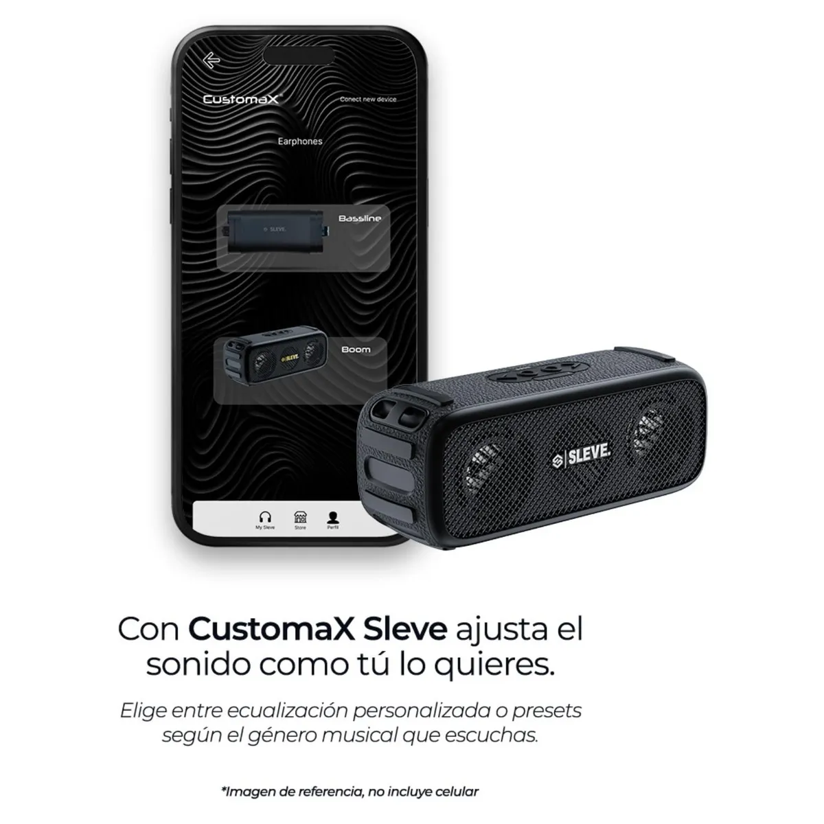 SLEVE - Parlante Bluetooth Boom + Sleve