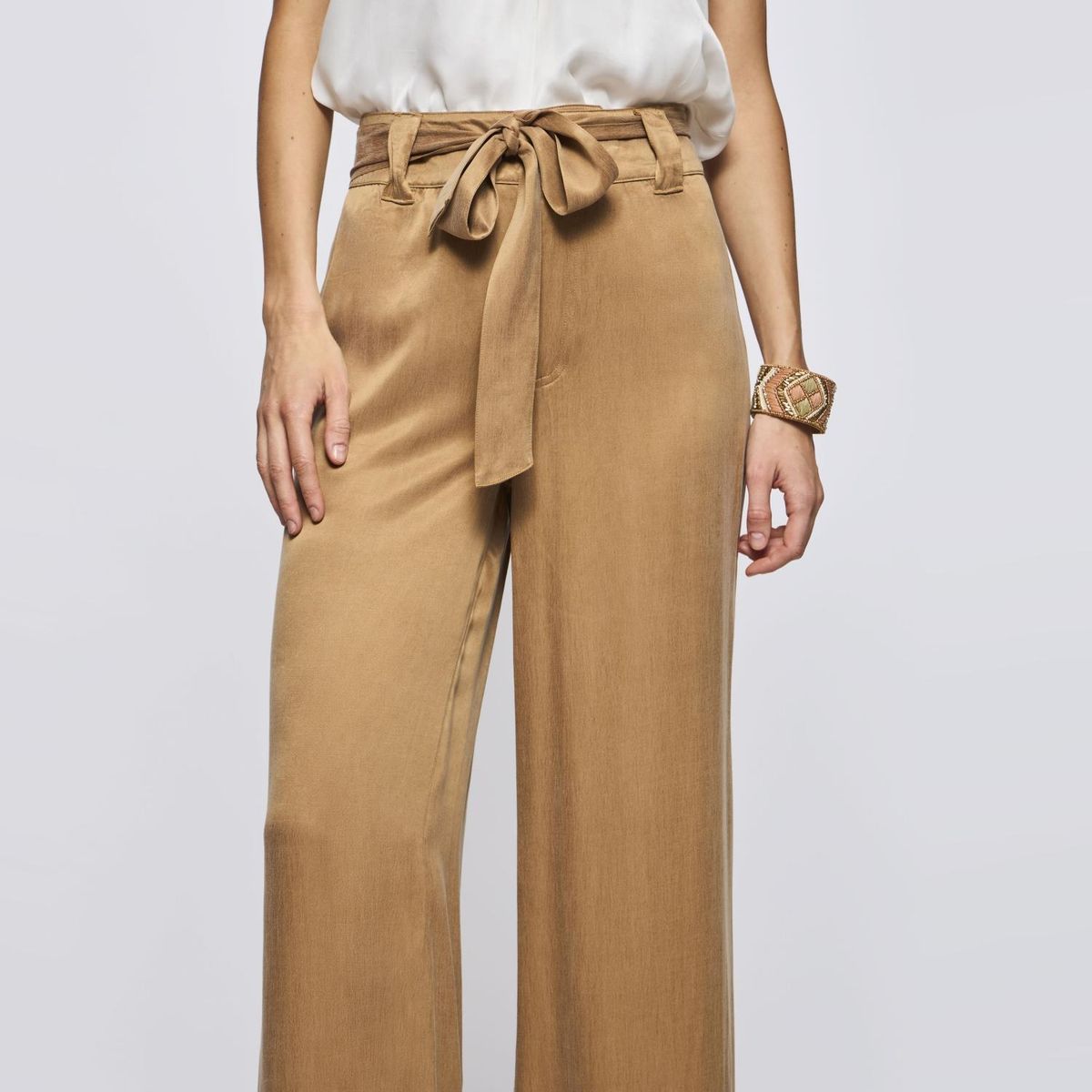 SAVILLE ROW - Pantalón Regular Tiro Medio Mujer Saville Row