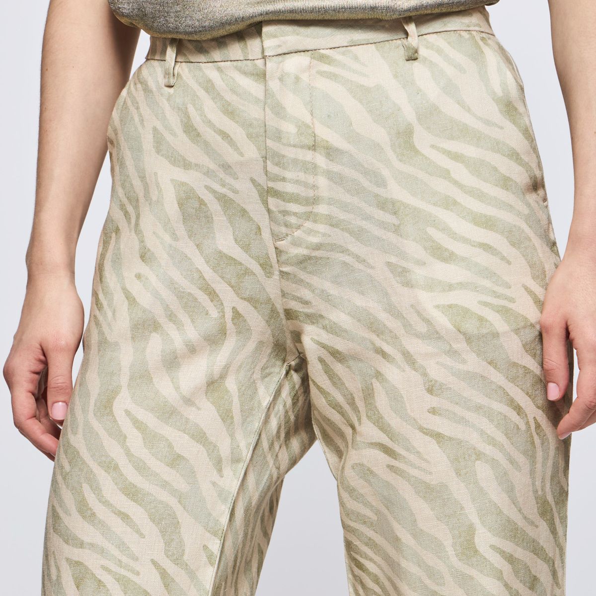 SAVILLE ROW - Pantalón Regular Tiro Medio Mujer Saville Row