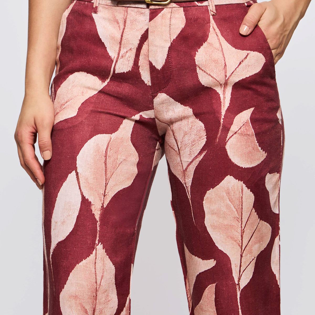 SAVILLE ROW - Pantalón Regular Tiro Medio Mujer Saville Row