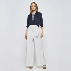 SAVILLE ROW - Pantalón Regular Tiro Medio Mujer