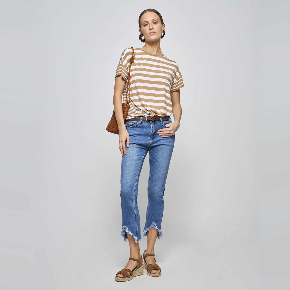 SAVILLE ROW - Jeans Regular Fit Tiro Medio Mujer Saville Row