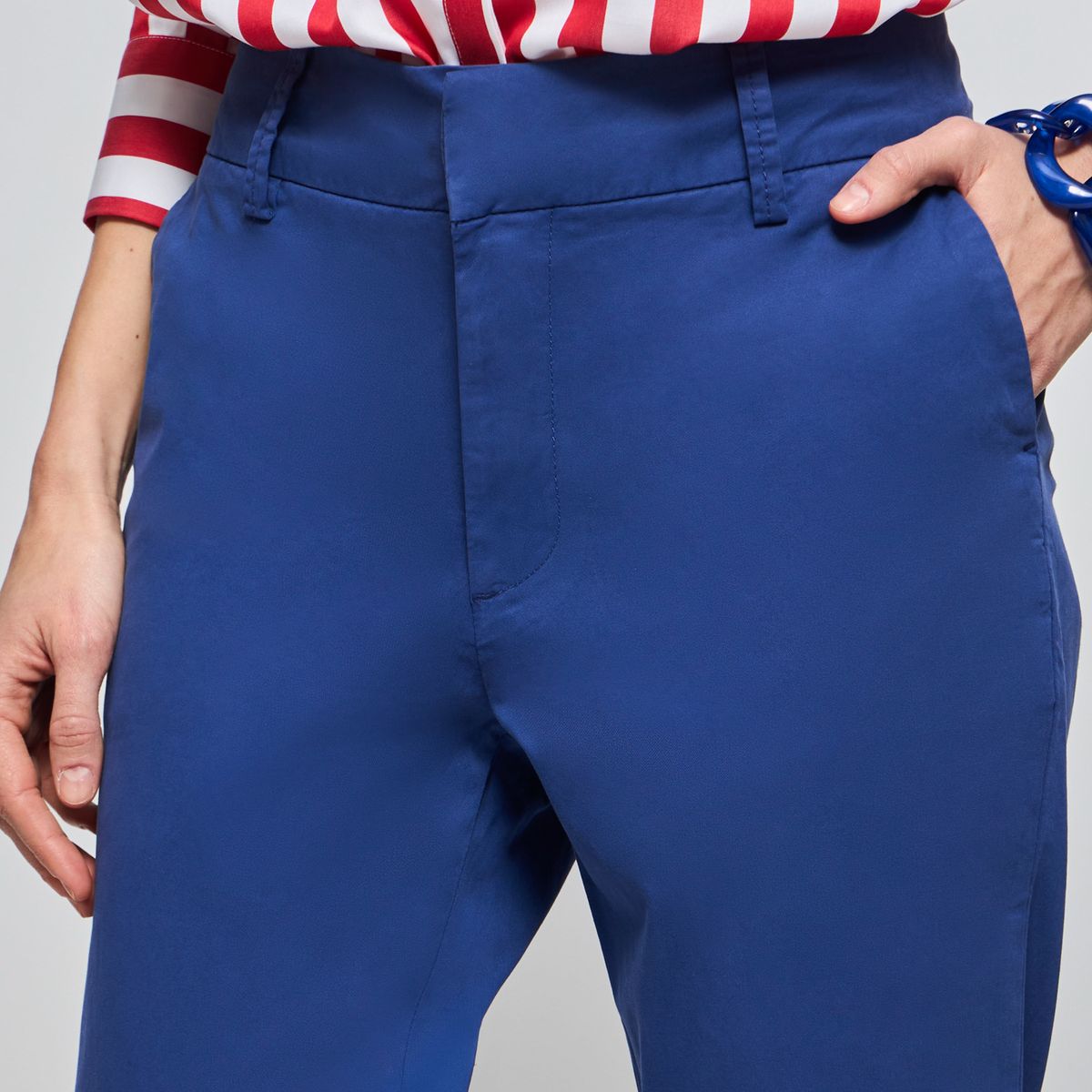 SAVILLE ROW - Pantalón Regular Tiro Alto Mujer Saville Row