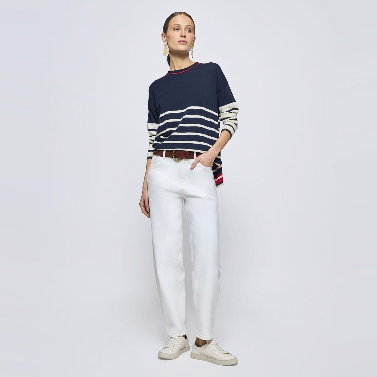 SAVILLE ROW - Jeans Regular Tiro Medio Mujer Saville Row