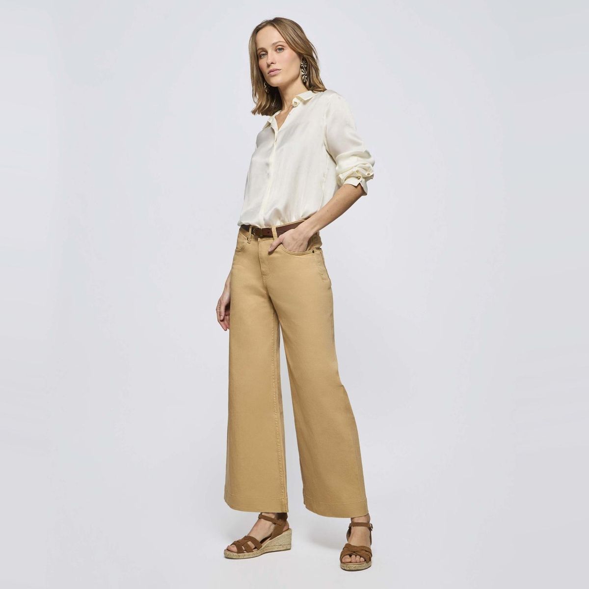 SAVILLE ROW - Jeans Straight Tiro Medio Mujer Saville Row