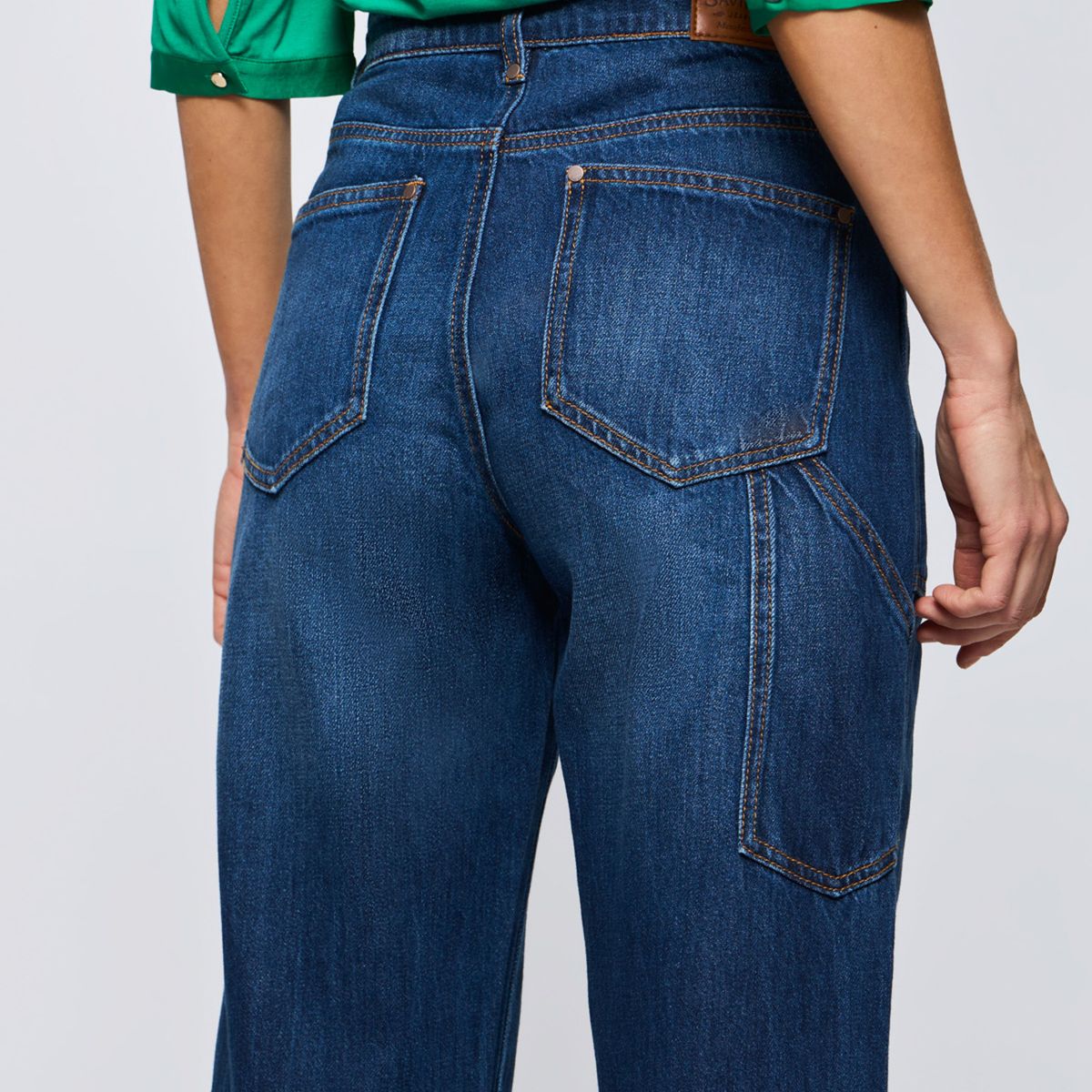 SAVILLE ROW - Jeans Regular Fit Tiro Medio Mujer Saville Row